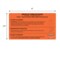 Nevs Precaution Labels - Droplet Precaution 4-1/2" x 8" Flr Orange w/Black N-1231 - alternate 2